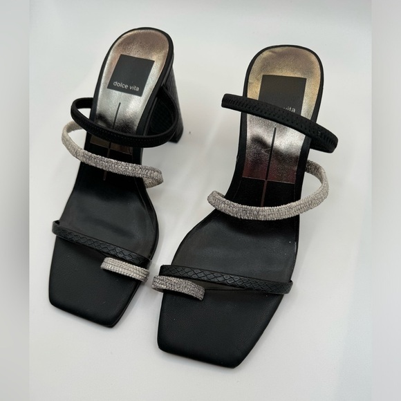 Dolce Vita Women's Prisma Heeled Sandal in Onyx Stella - Picture 4 of 11